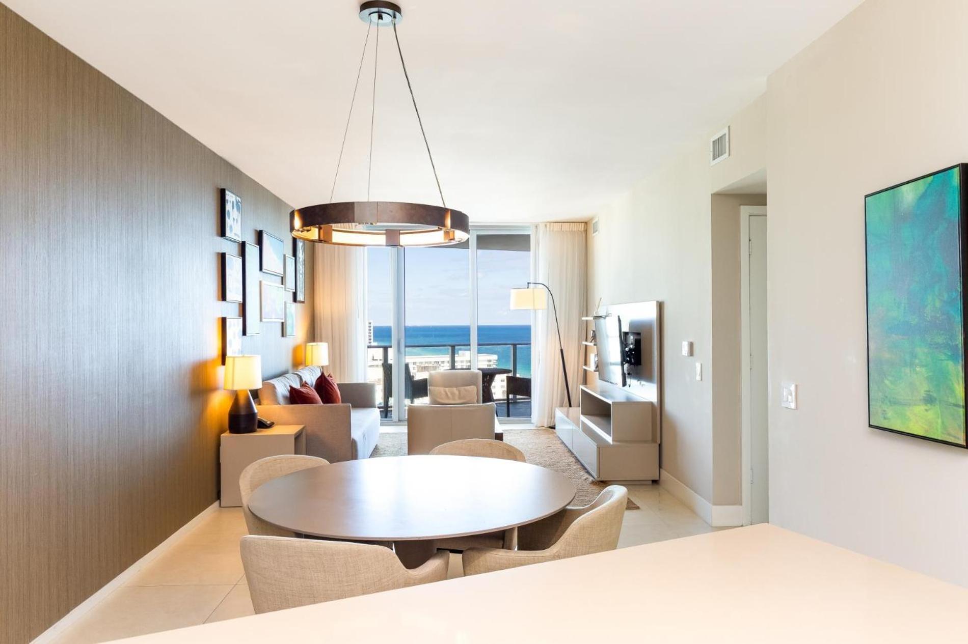 Ocean View 1 Bed On The Beach 19Th Floor Hollywood Hallandale Beach Exterior photo